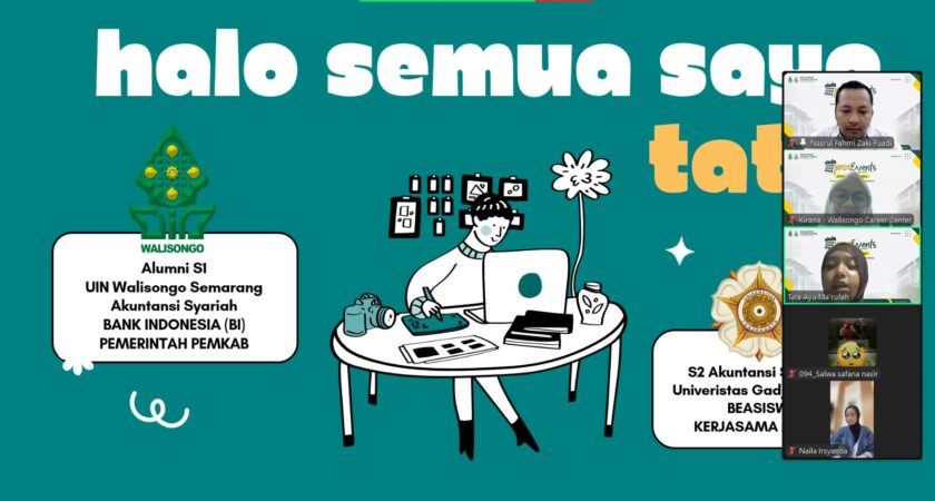 Walisongo Career Center Selenggarakan Alumni Sharing Session: Kupas Strategi Lolos Beasiswa S2