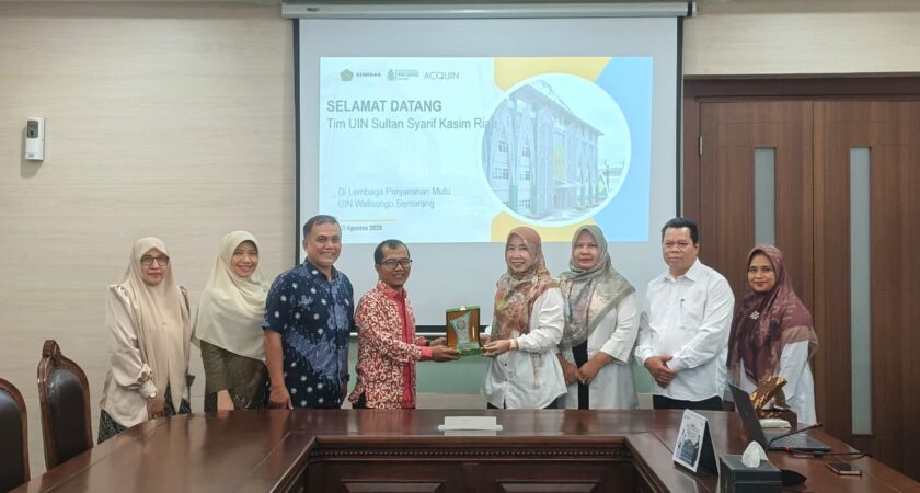 UIN Suska Riau Benchmarking Pengelolaan Akreditasi Internasional ACQUIN di UIN Walisongo Semarang