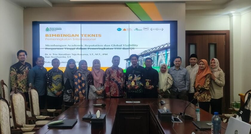 UIN Walisongo Perkuat Strategi Pemeringkatan Internasional melalui Bimtek QS WUR dan THE Impact Ranking