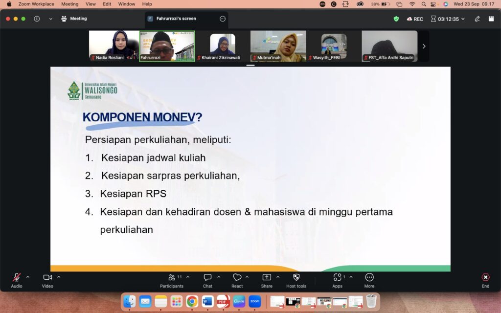 LPM UIN Walisongo Ekspose Hasil Monev Mutu Perkuliahan Awal Semester Gasal 2026/2027